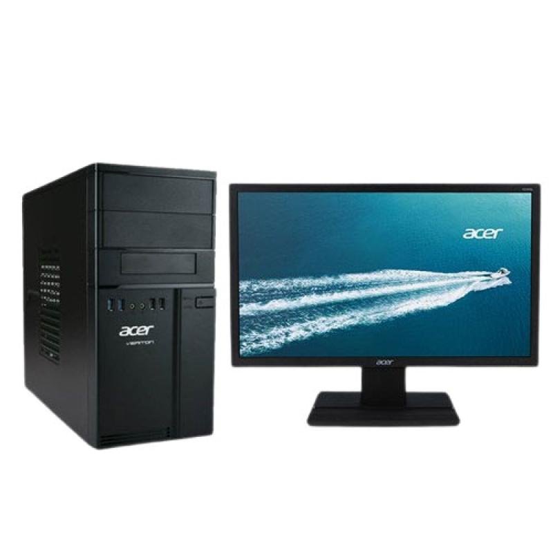 Refurbished Acer Veriton M200 Desktop | Intel i3 8th Gen, 8GB RAM, 128GB SSD | 19" Monitor Bundle