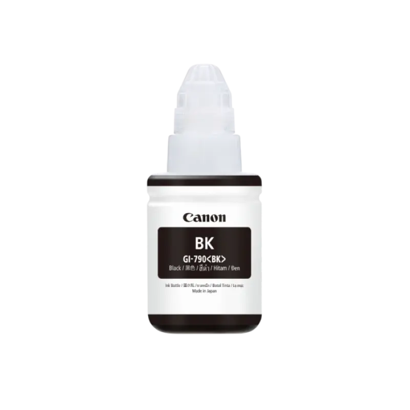 Canon GI-790 Original Black Ink Bottle (135ml) for PIXMA G-Series Printers