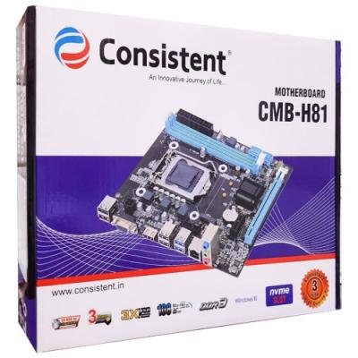 Consistent CMB-H81 Motherboard | LGA 1150, DDR3, NVMe M.2 Support