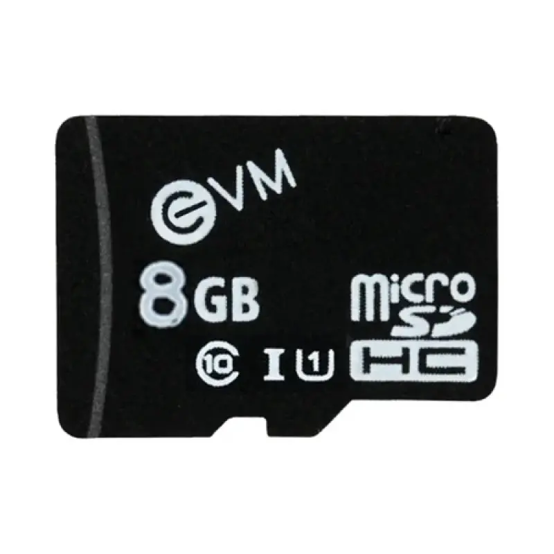 EVM 8GB Micro SDHC Memory Card, Class 10 UHS-I, 100MB/s High Speed Flash Card with 5-Year Warranty (for Mobile, Camera & DVR)