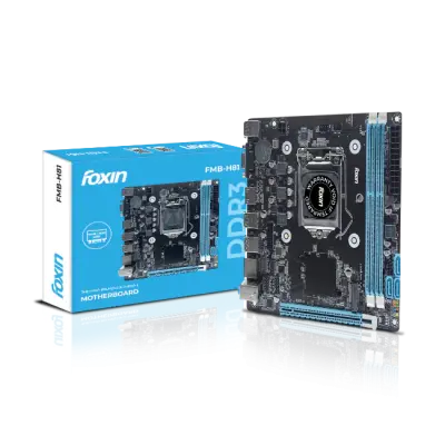Foxin FMB-H81 PRIME Motherboard | LGA 1150 Socket | Supports Intel 4th Gen i3/i5/i7 | NVMe M.2 Slot | 2 Years Warranty