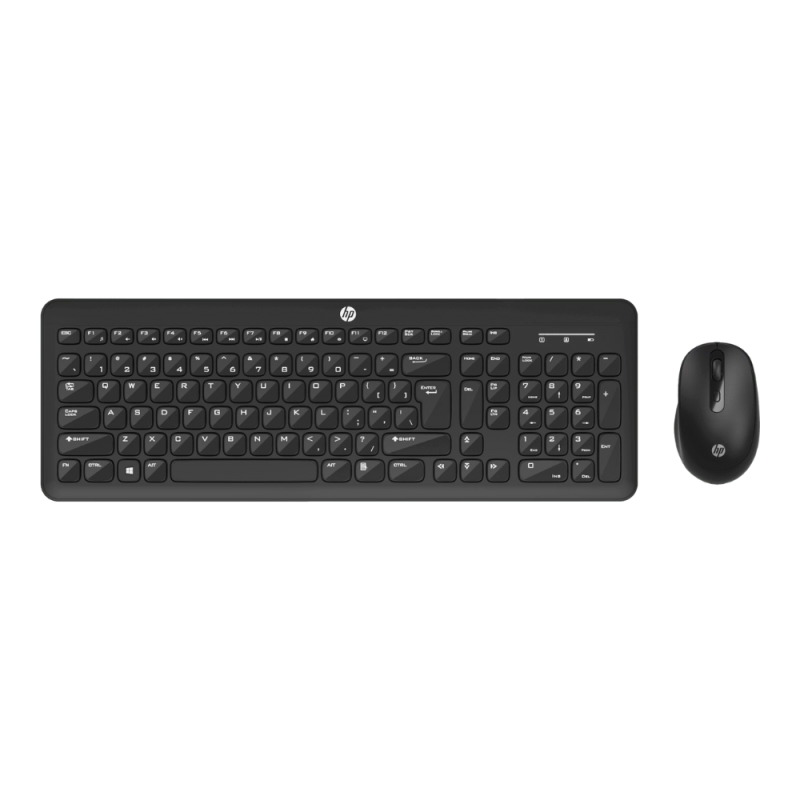 HP KM260 Wireless Keyboard and Mouse Combo | 2.4GHz Wireless | Plug & Play | Ergonomic Design | Black
