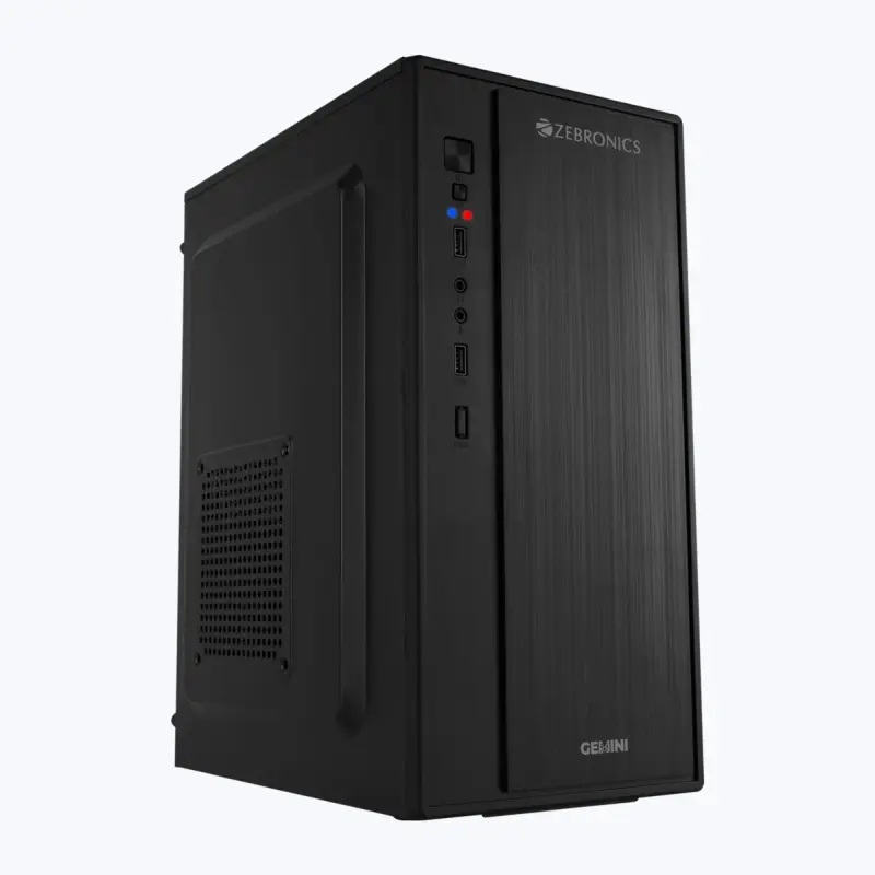 Zebronics ZEB-GEMINI Premium Gaming Cabinet with SMPS | Tempered Glass